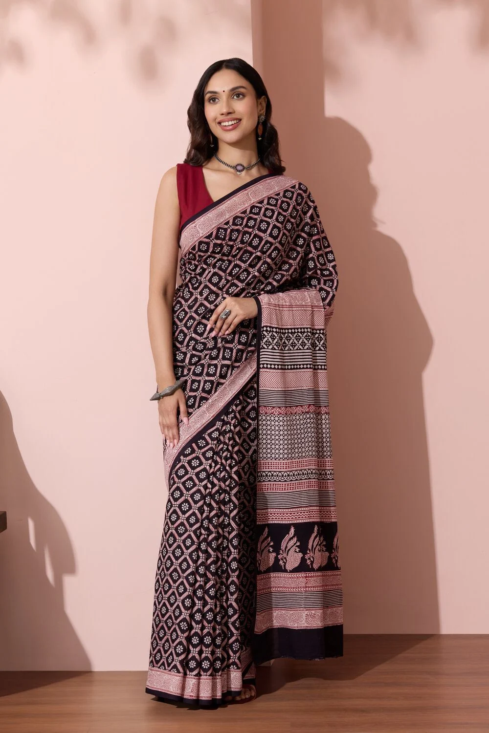 Cotton Saree with Rich Border